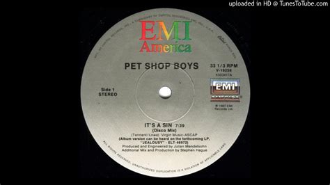 pet shop boys it's a sin disco mix